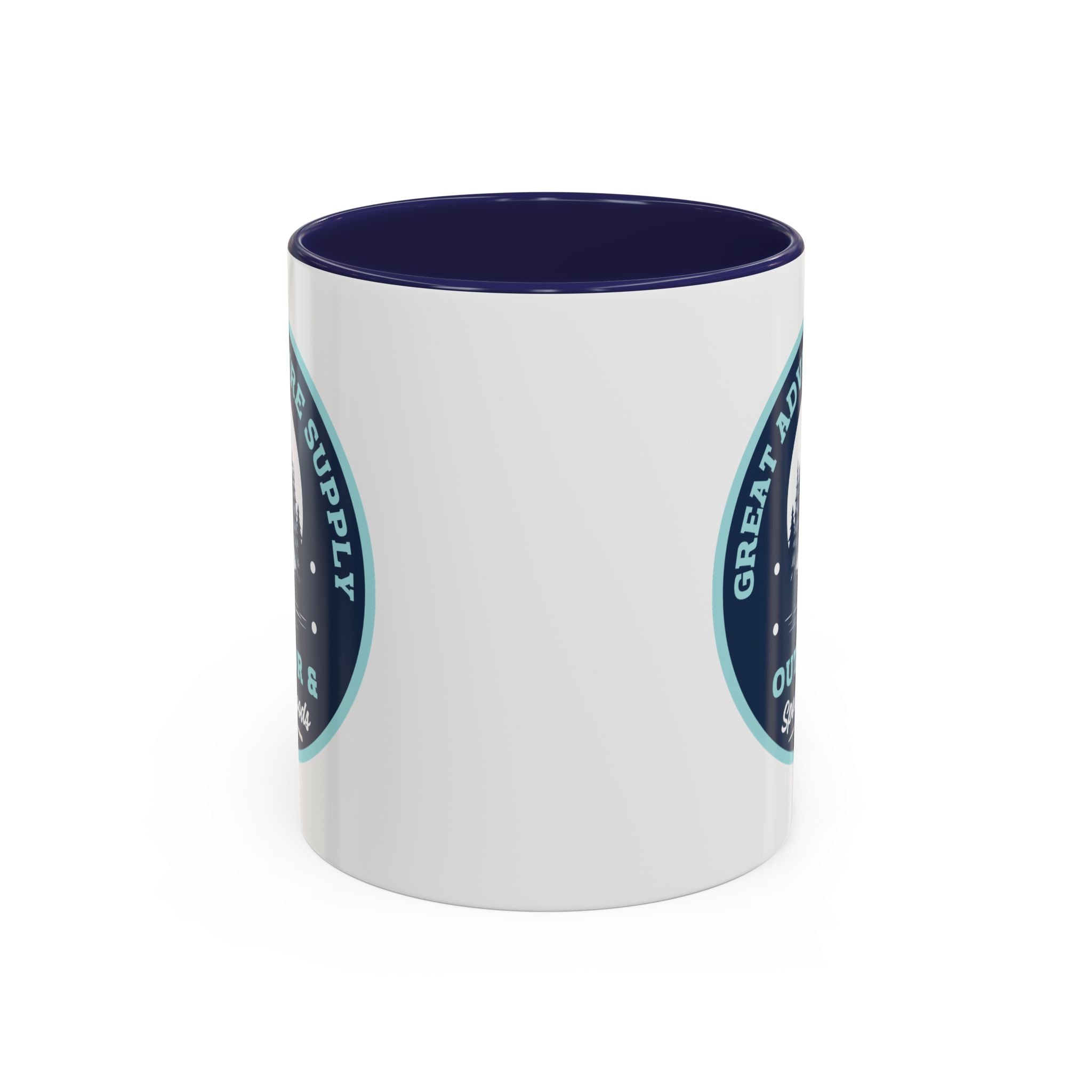 Outdoor Adventure Coffee Mug — Great Adventure Supply Campfire Design (11/15oz)