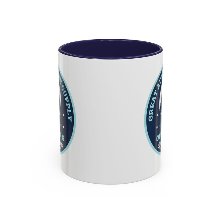 Outdoor Adventure Coffee Mug — Great Adventure Supply Campfire Design (11/15oz)