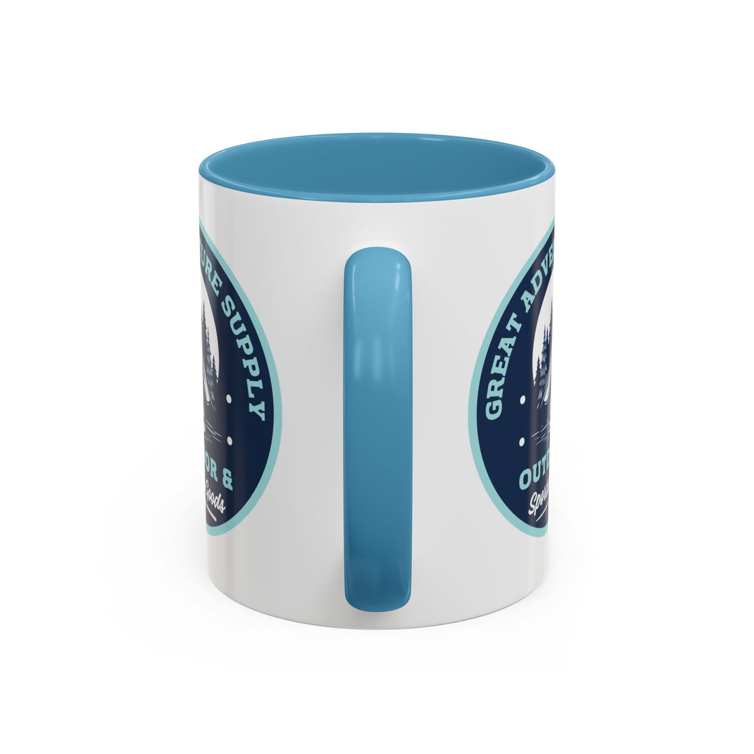 Outdoor Adventure Coffee Mug — Great Adventure Supply Campfire Design (11/15oz)
