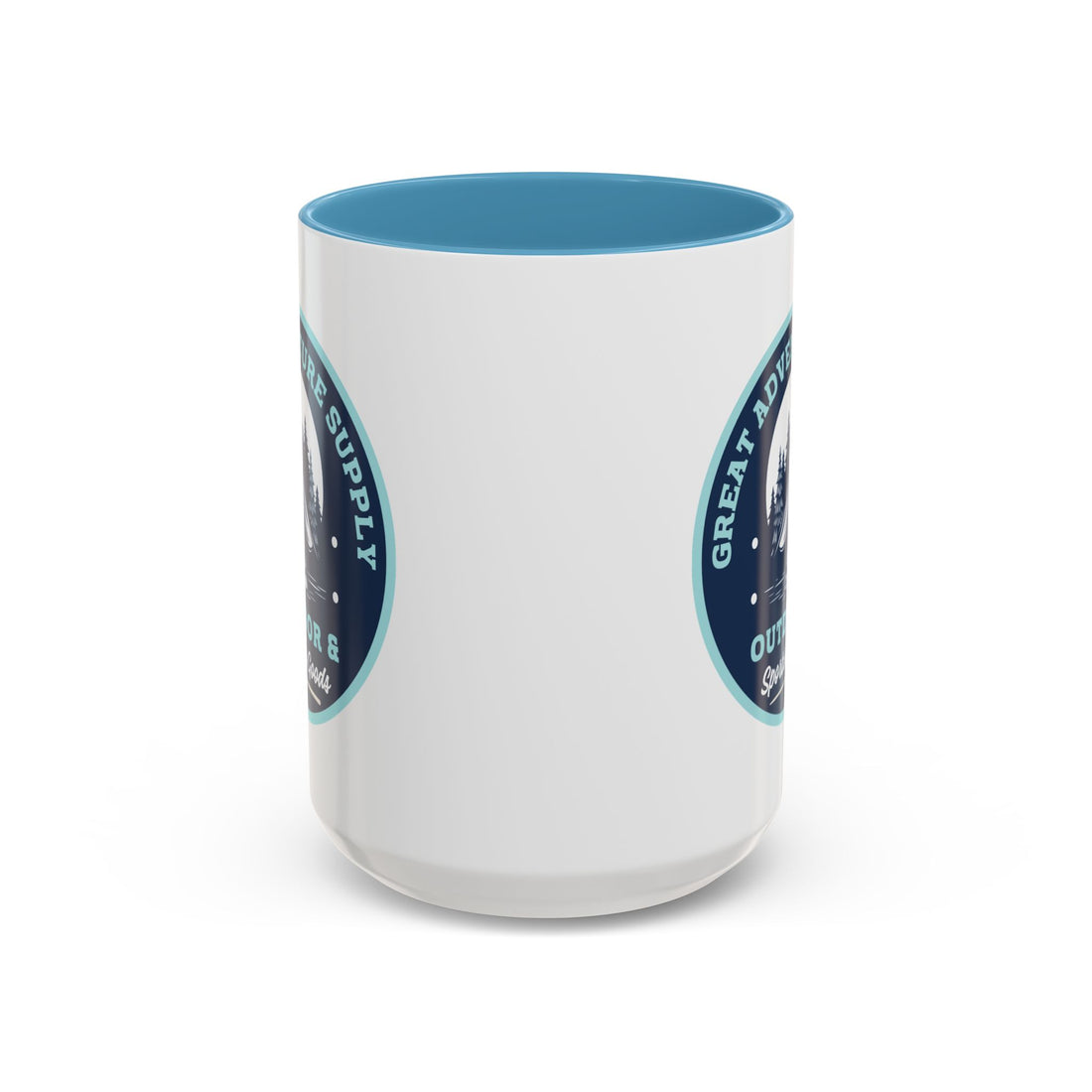 Outdoor Adventure Coffee Mug — Great Adventure Supply Campfire Design (11/15oz)