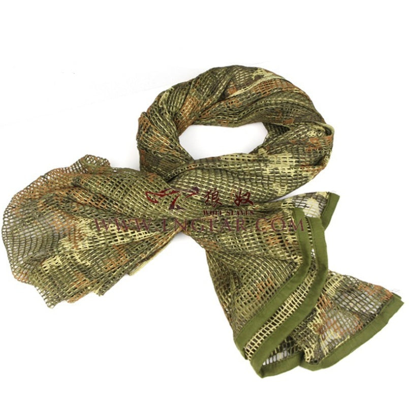 Tactical Camouflage Wrap for Outdoor Adventures - Oversized Cotton Design
