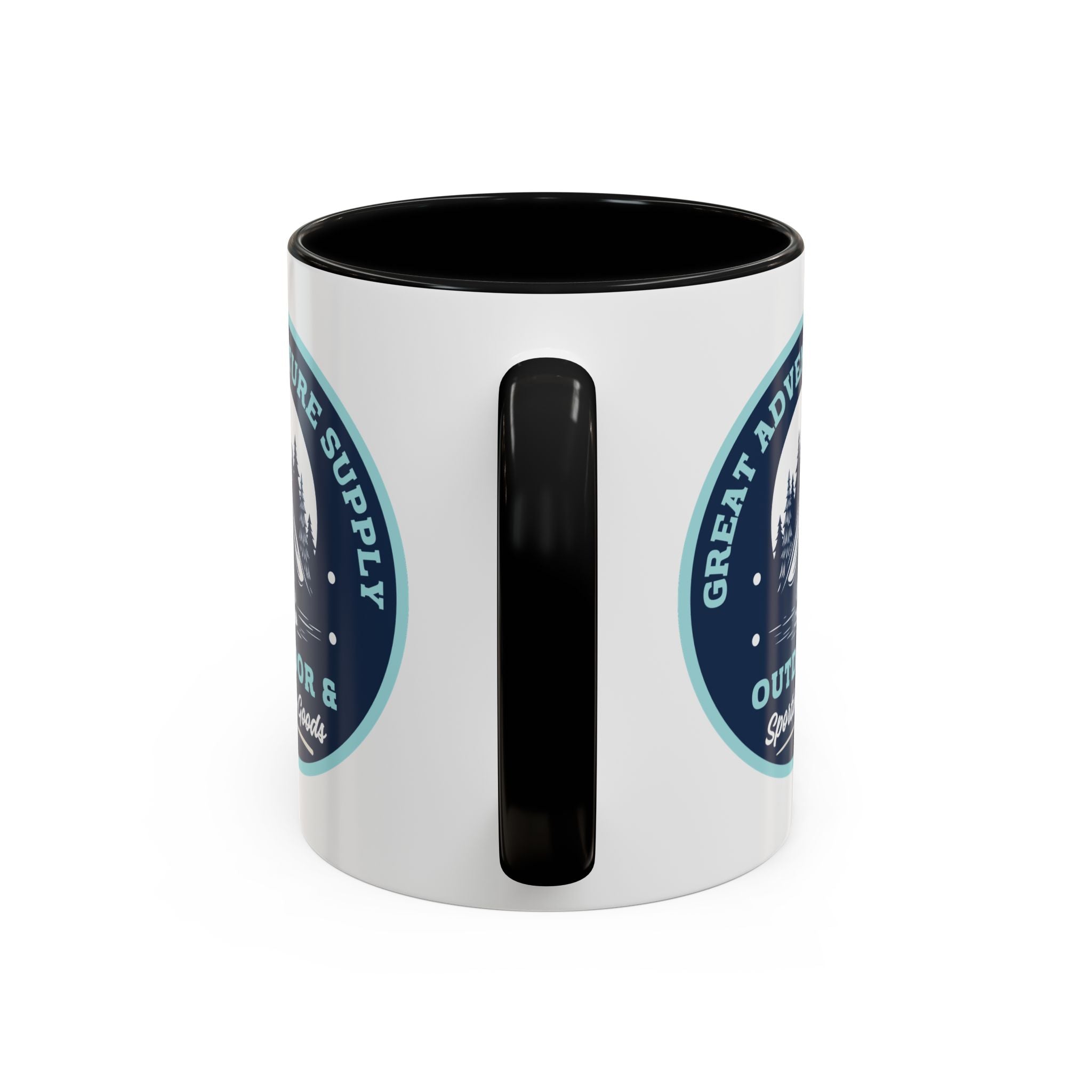 Outdoor Adventure Coffee Mug — Great Adventure Supply Campfire Design (11/15oz)