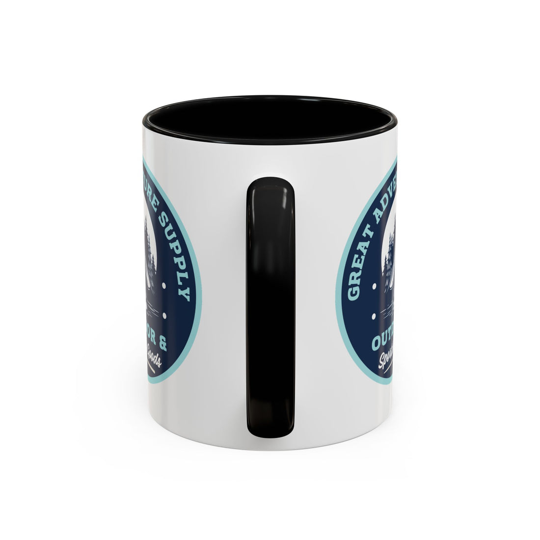 Outdoor Adventure Coffee Mug — Great Adventure Supply Campfire Design (11/15oz)
