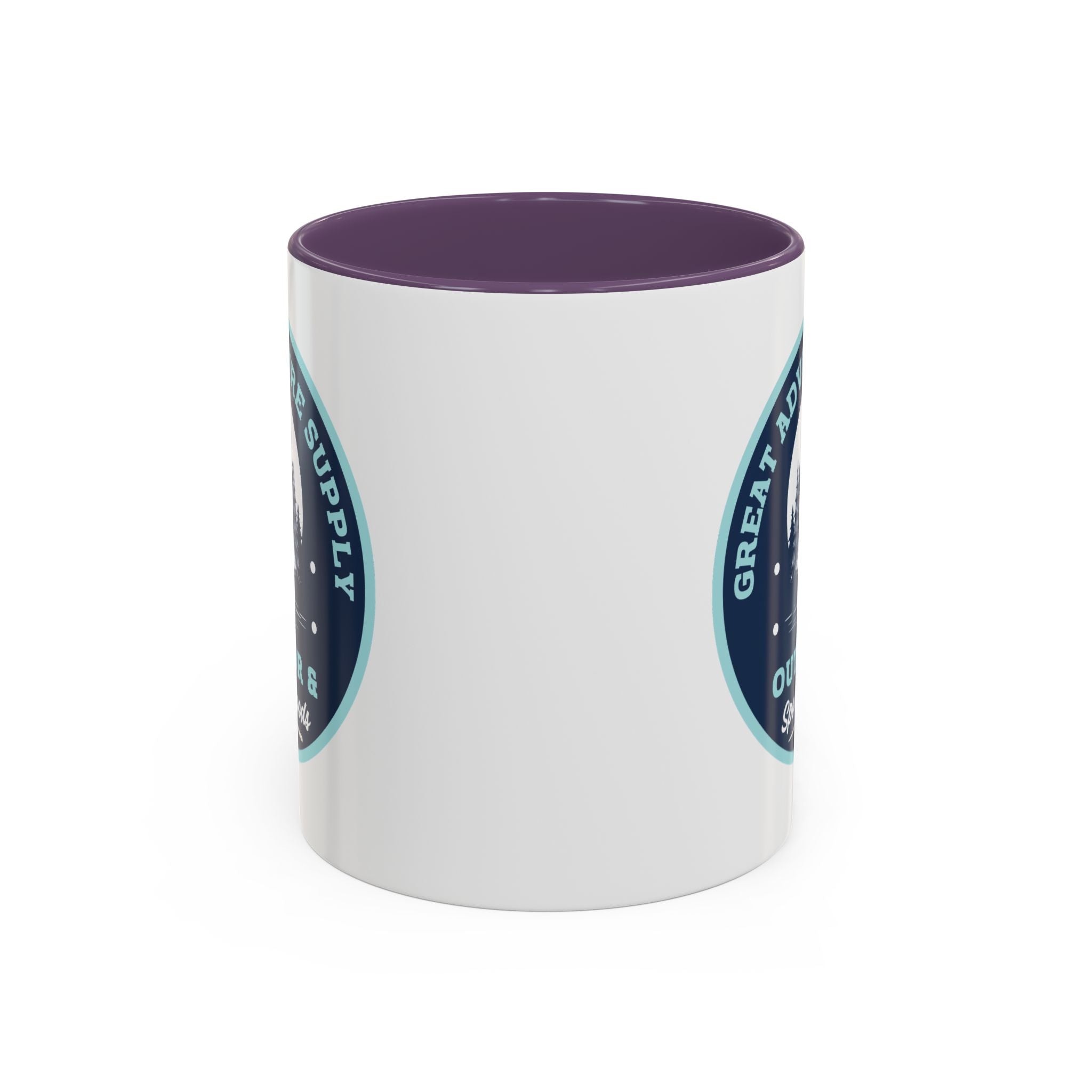Outdoor Adventure Coffee Mug — Great Adventure Supply Campfire Design (11/15oz)