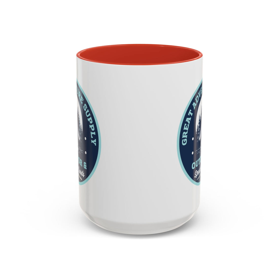Outdoor Adventure Coffee Mug — Great Adventure Supply Campfire Design (11/15oz)
