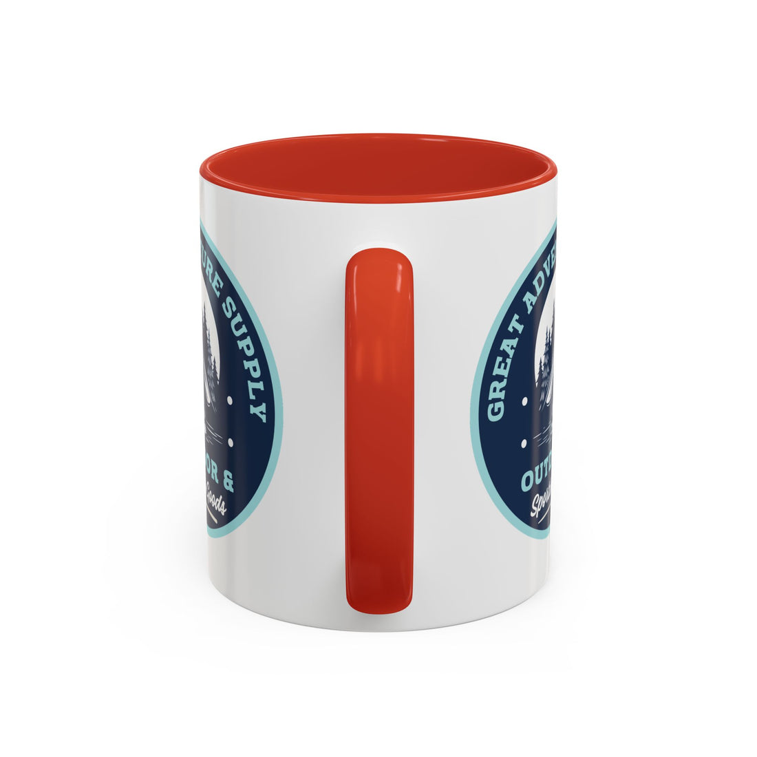 Outdoor Adventure Coffee Mug — Great Adventure Supply Campfire Design (11/15oz)