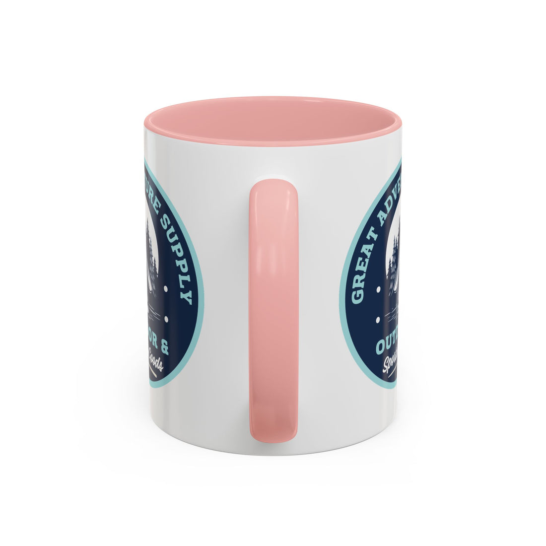 Outdoor Adventure Coffee Mug — Great Adventure Supply Campfire Design (11/15oz)