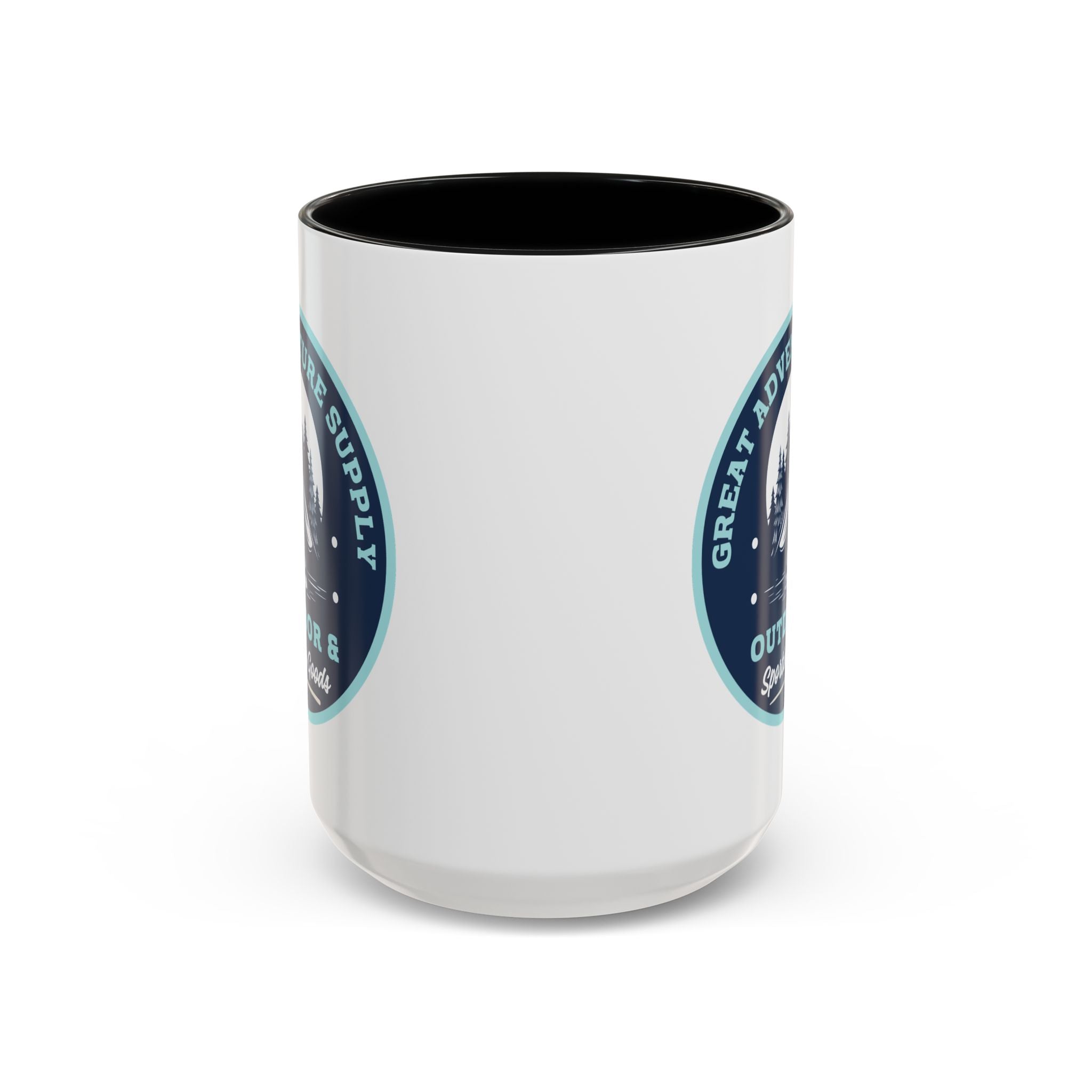 Outdoor Adventure Coffee Mug — Great Adventure Supply Campfire Design (11/15oz)