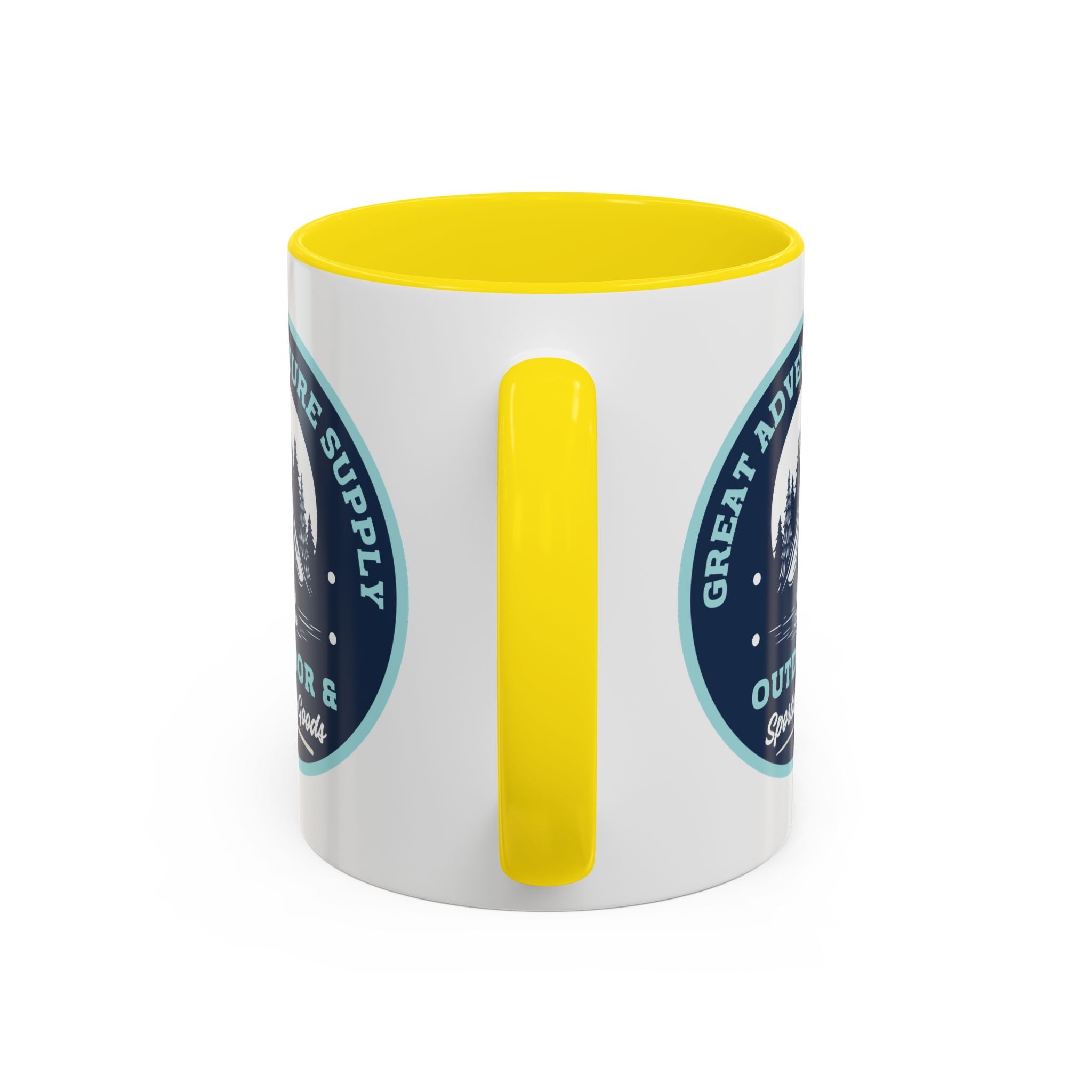 Outdoor Adventure Coffee Mug — Great Adventure Supply Campfire Design (11/15oz)