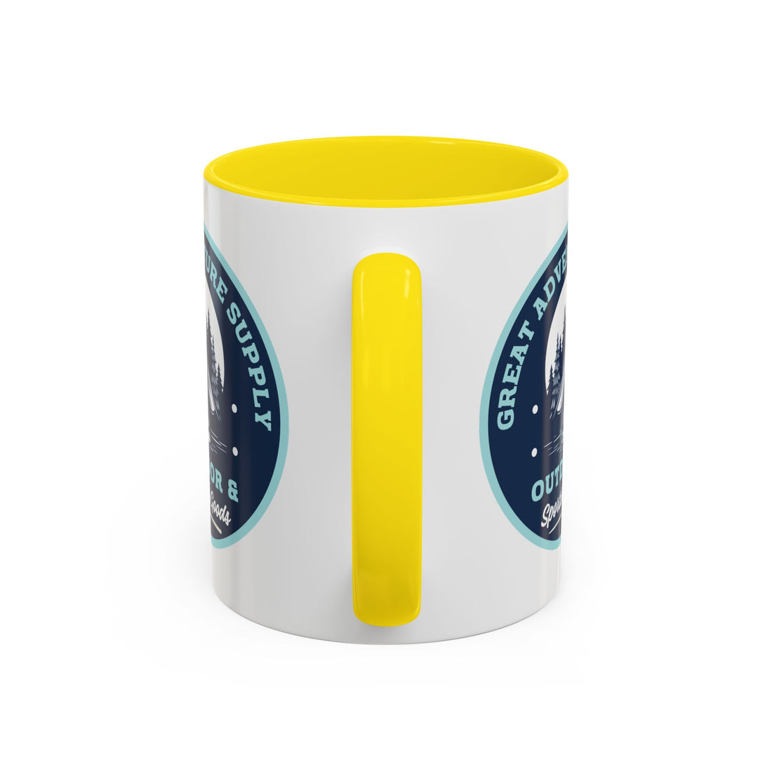 Outdoor Adventure Coffee Mug — Great Adventure Supply Campfire Design (11/15oz)