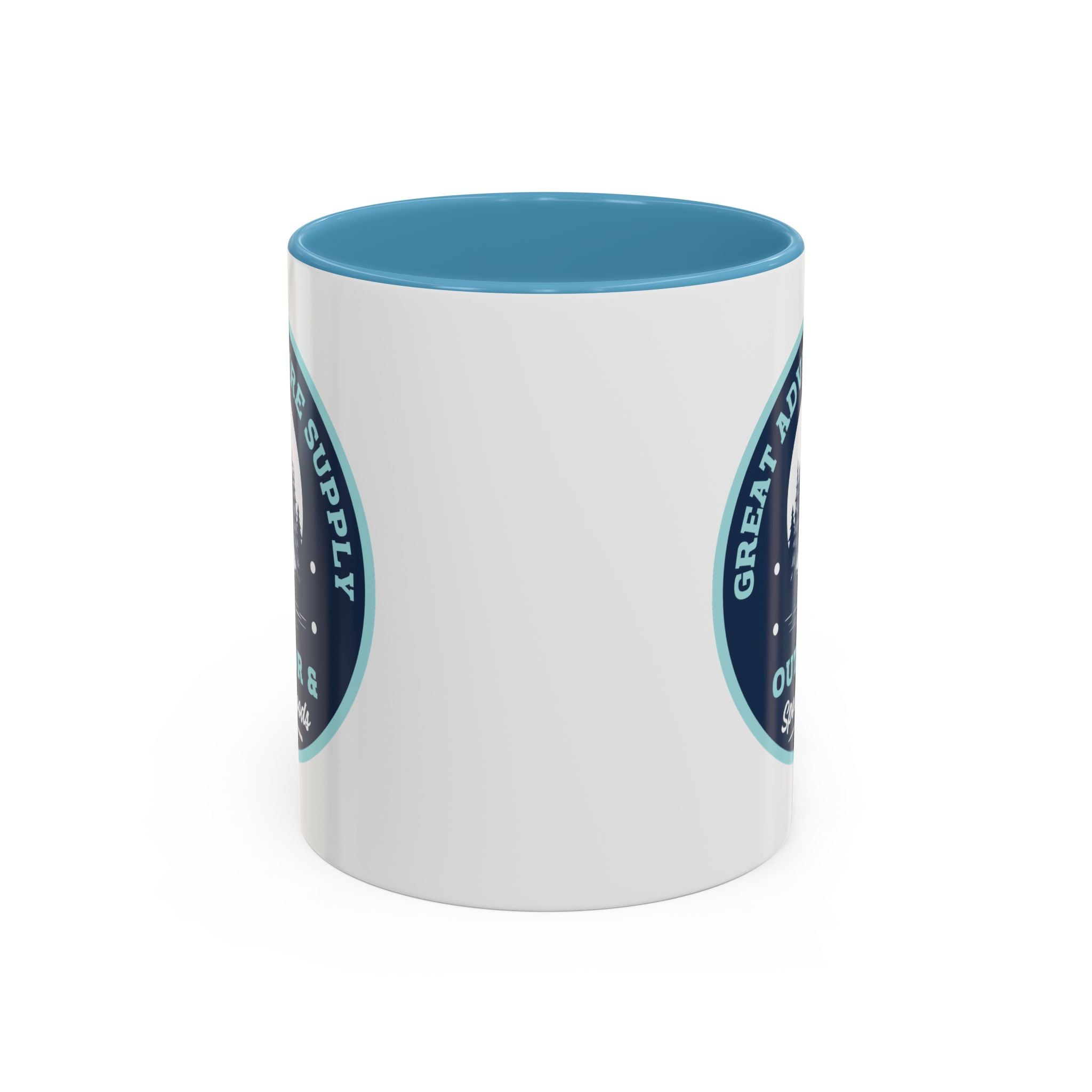 Outdoor Adventure Coffee Mug — Great Adventure Supply Campfire Design (11/15oz)
