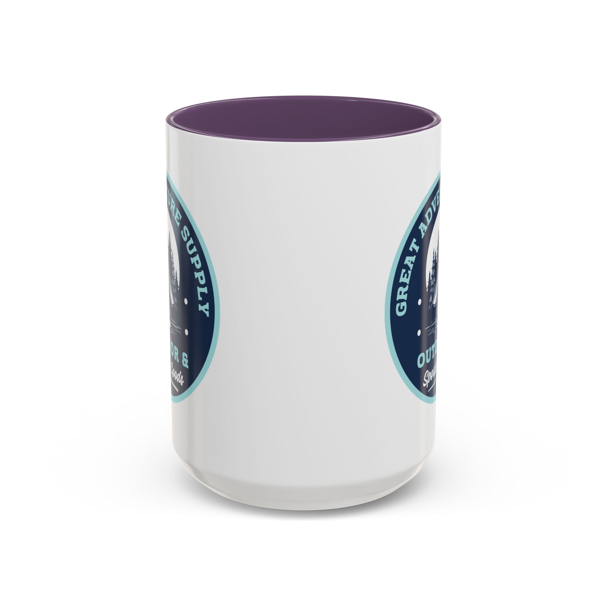 Outdoor Adventure Coffee Mug — Great Adventure Supply Campfire Design (11/15oz)