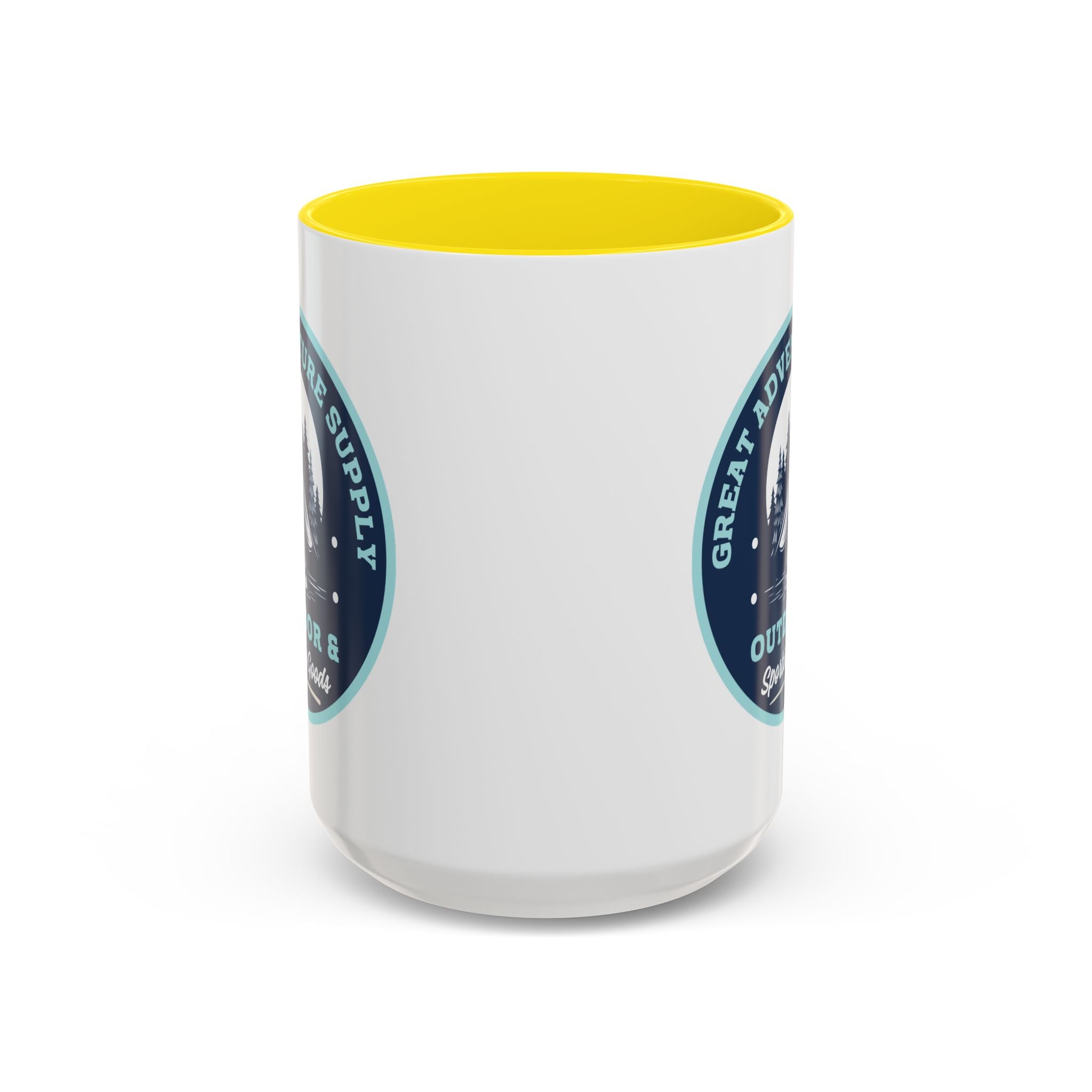 Outdoor Adventure Coffee Mug — Great Adventure Supply Campfire Design (11/15oz)