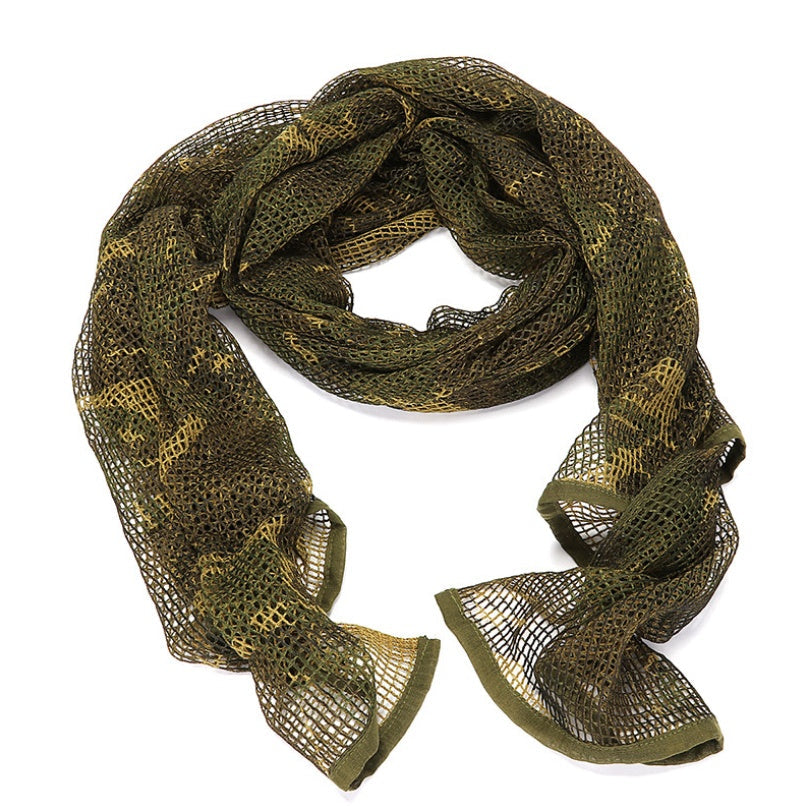 Tactical Camouflage Wrap for Outdoor Adventures - Oversized Cotton Design