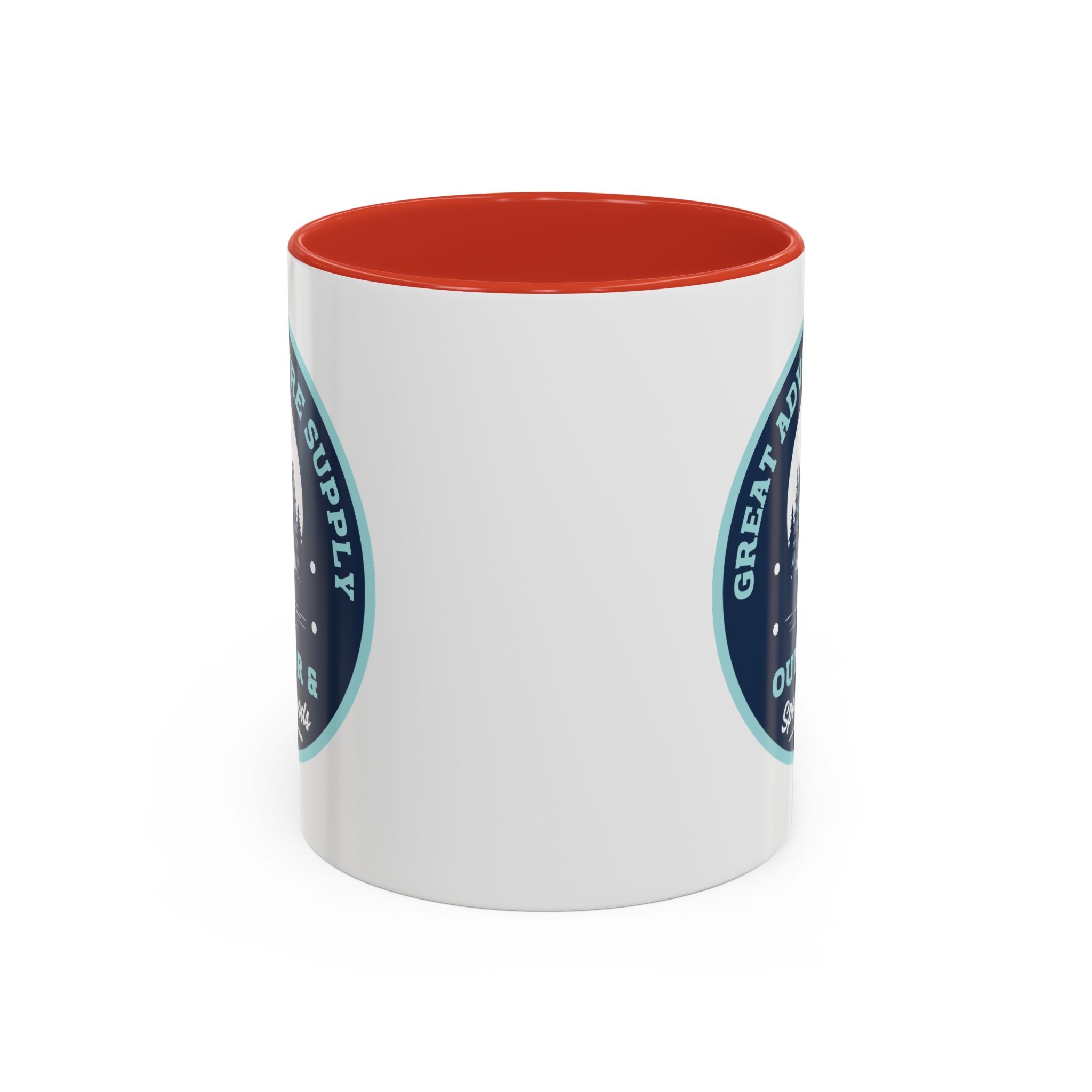Outdoor Adventure Coffee Mug — Great Adventure Supply Campfire Design (11/15oz)