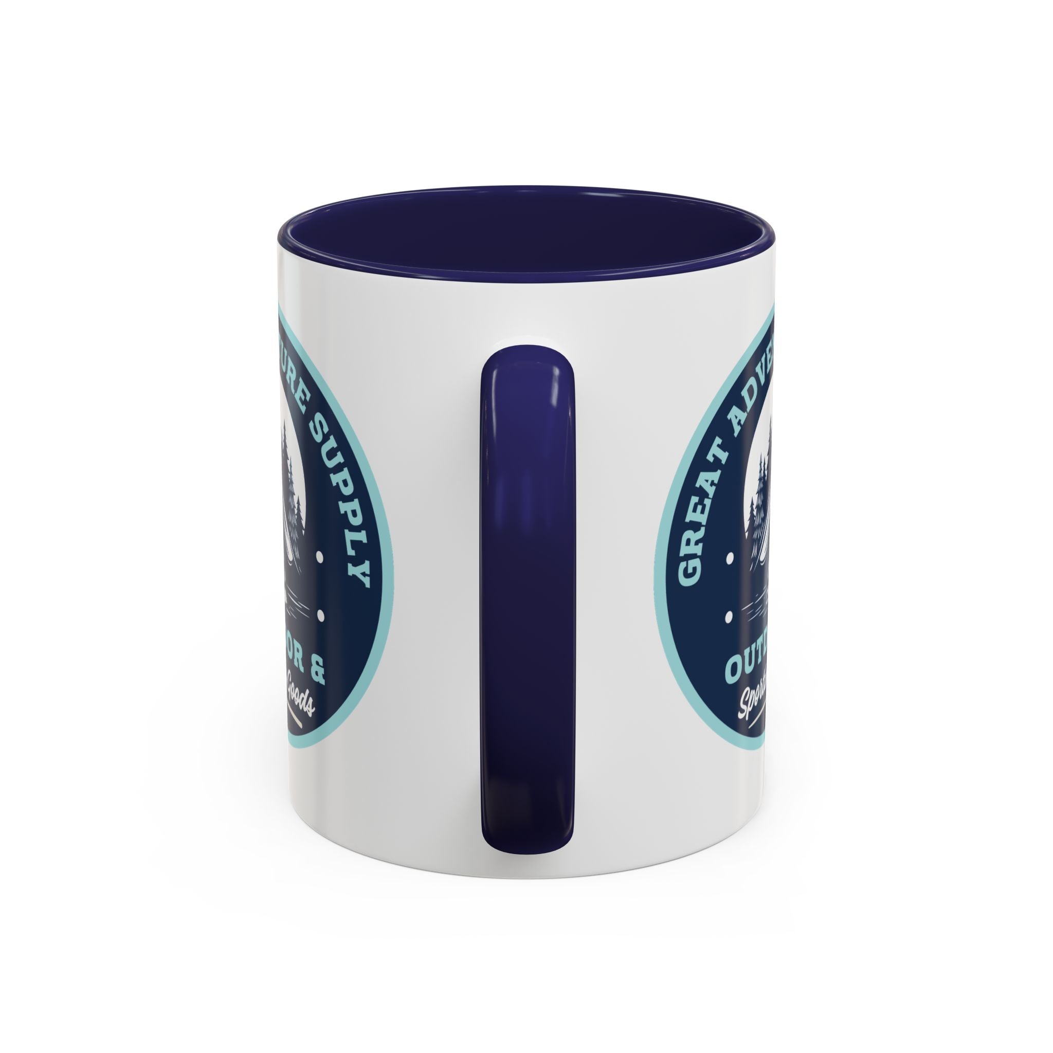 Outdoor Adventure Coffee Mug — Great Adventure Supply Campfire Design (11/15oz)