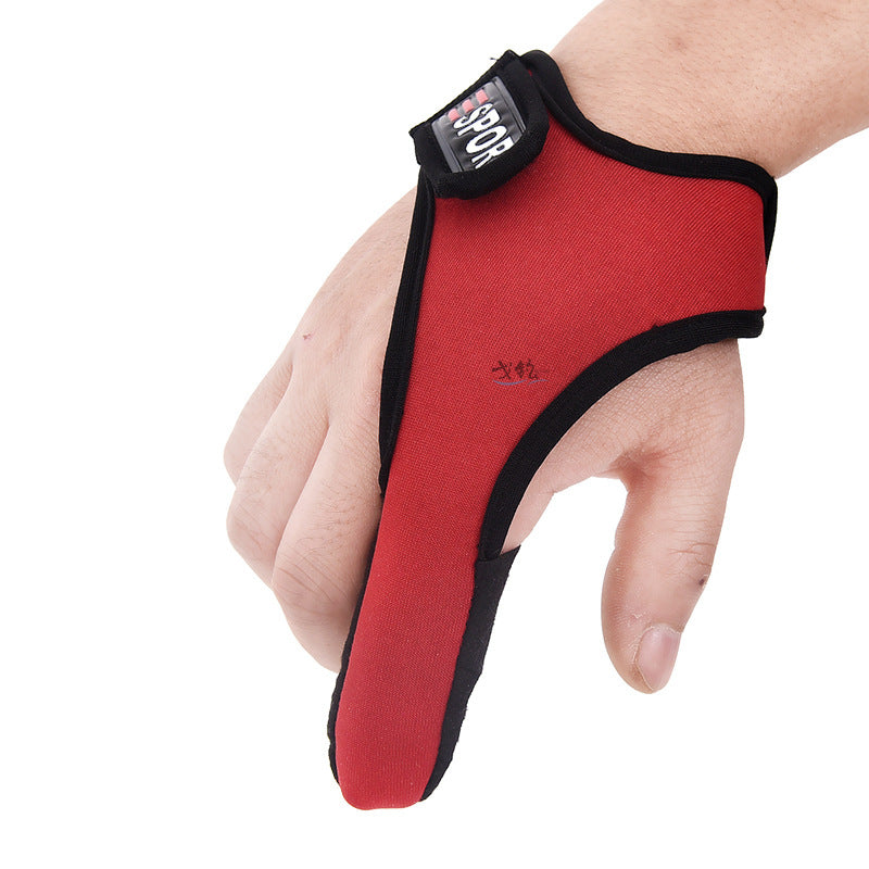 Breathable Fishing Single Finger Gloves Outdoor Sunscreen Control Line