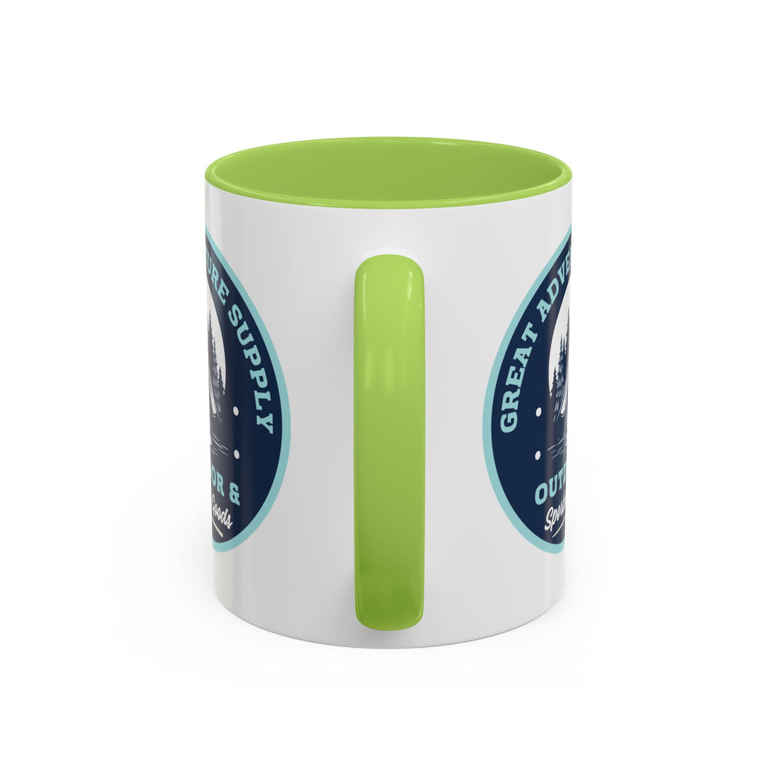 Outdoor Adventure Coffee Mug — Great Adventure Supply Campfire Design (11/15oz)