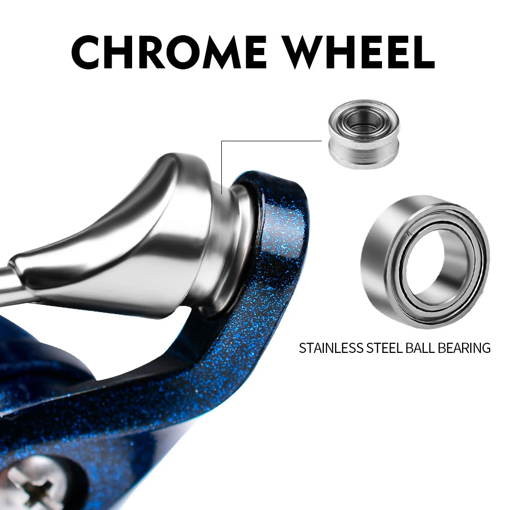 Metal Spinning Reel 5.2 Ratio Sea Fishing Boat Outdoor