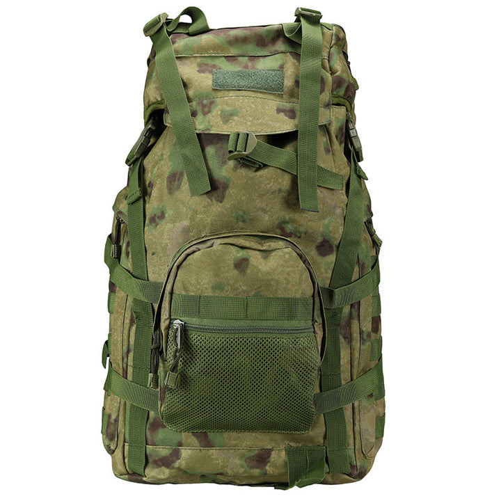 60L Camouflage Backpack For Camping  Hiking  Travel  And Cycling