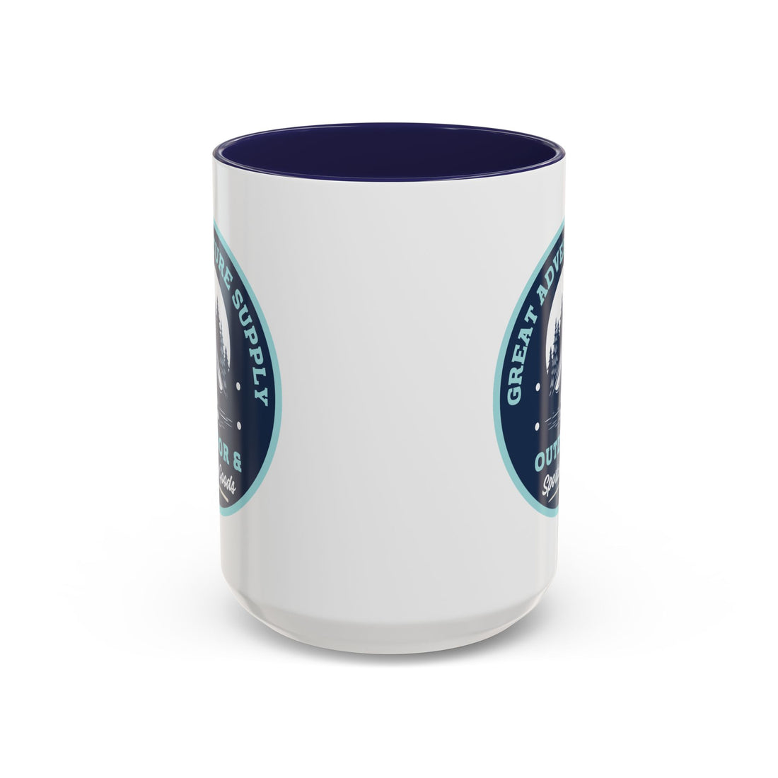 Outdoor Adventure Coffee Mug — Great Adventure Supply Campfire Design (11/15oz)