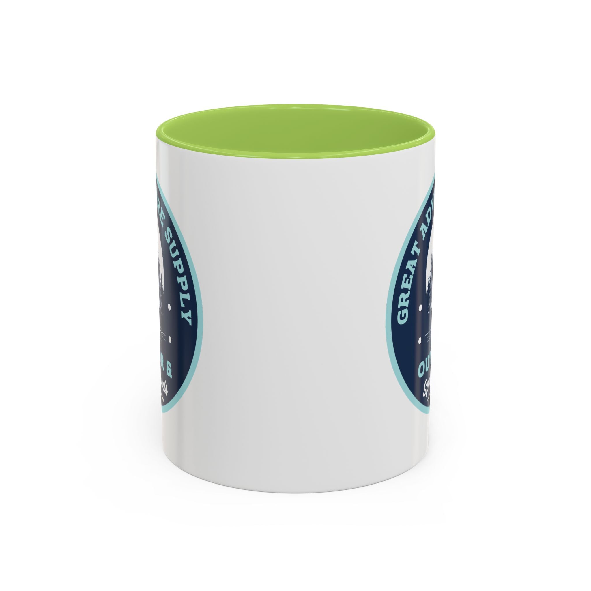 Outdoor Adventure Coffee Mug — Great Adventure Supply Campfire Design (11/15oz)