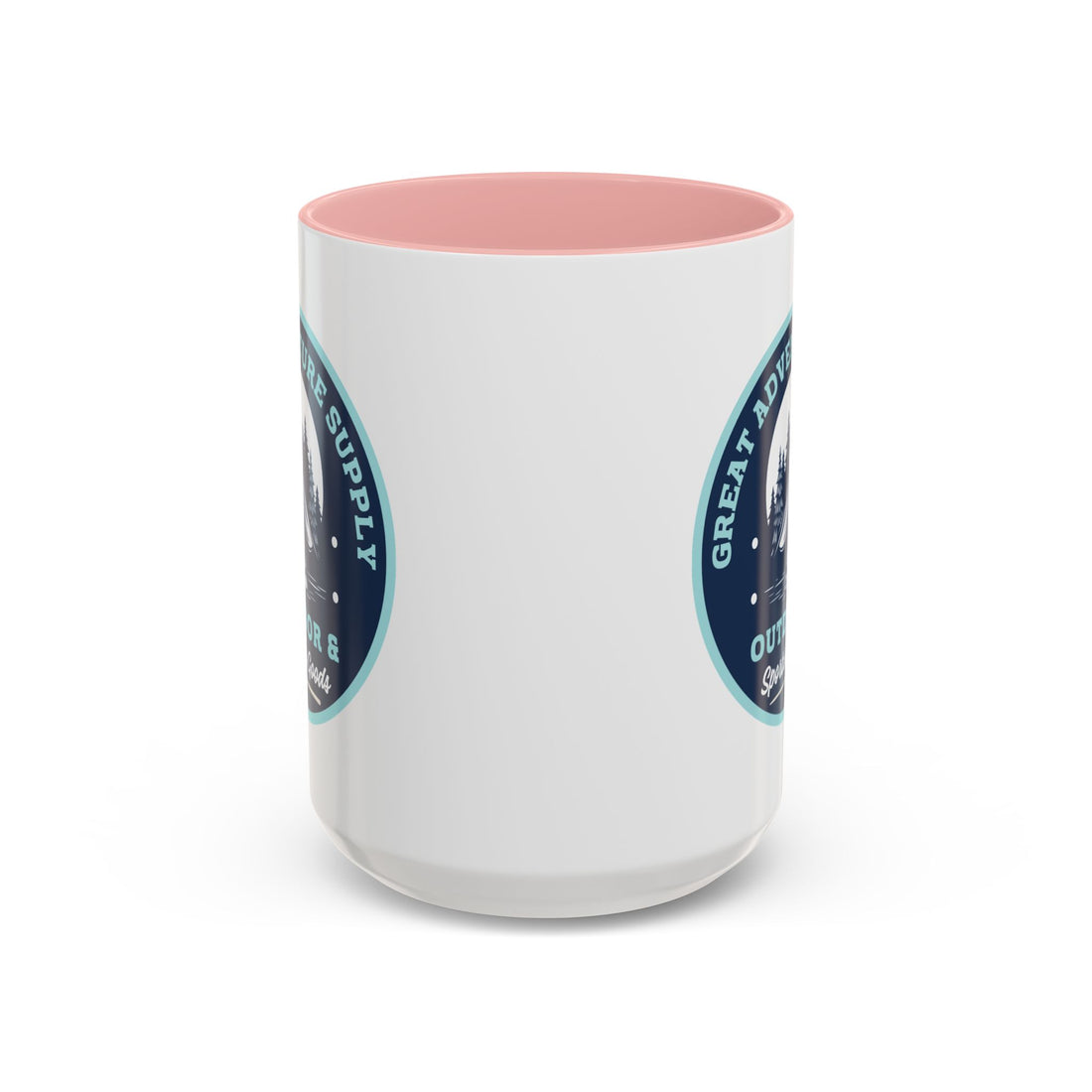 Outdoor Adventure Coffee Mug — Great Adventure Supply Campfire Design (11/15oz)