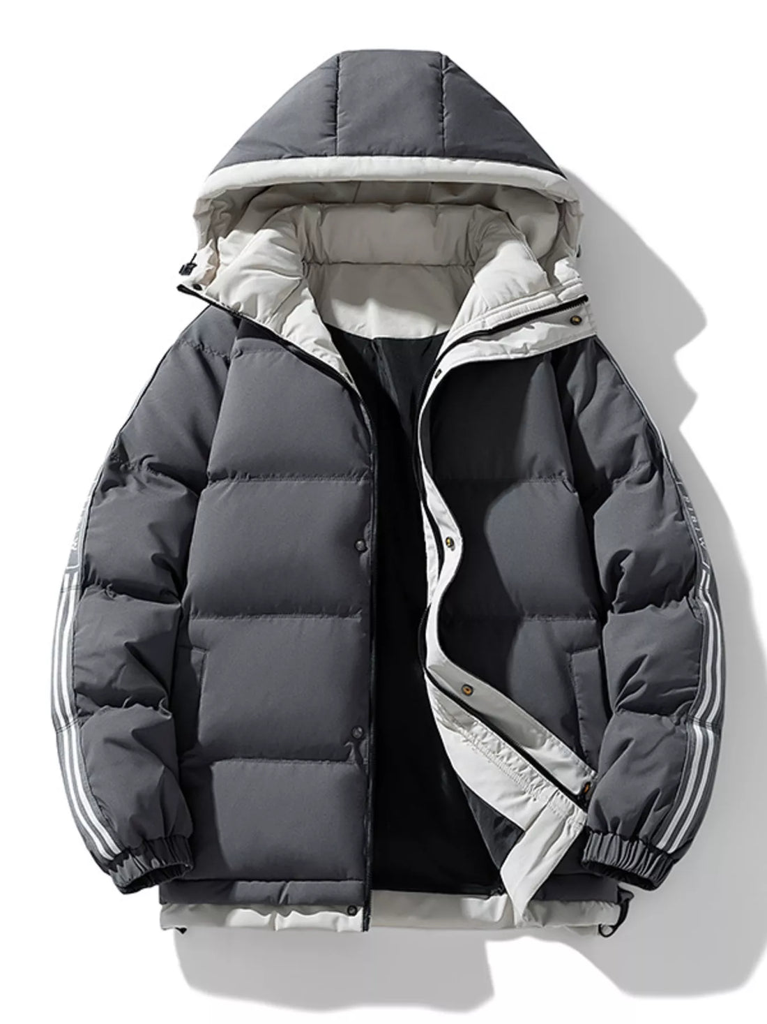 Men's Plus Size Hooded Padded Winter Coat