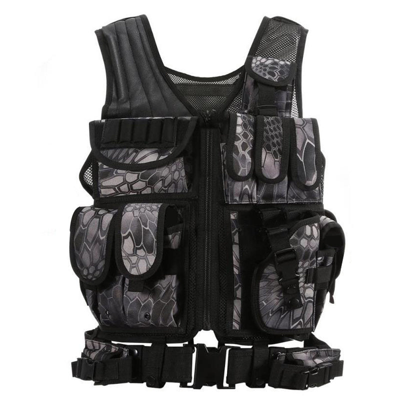 Tactical Military Combat Vest Molle Plate Carrier Hunting Training Gear