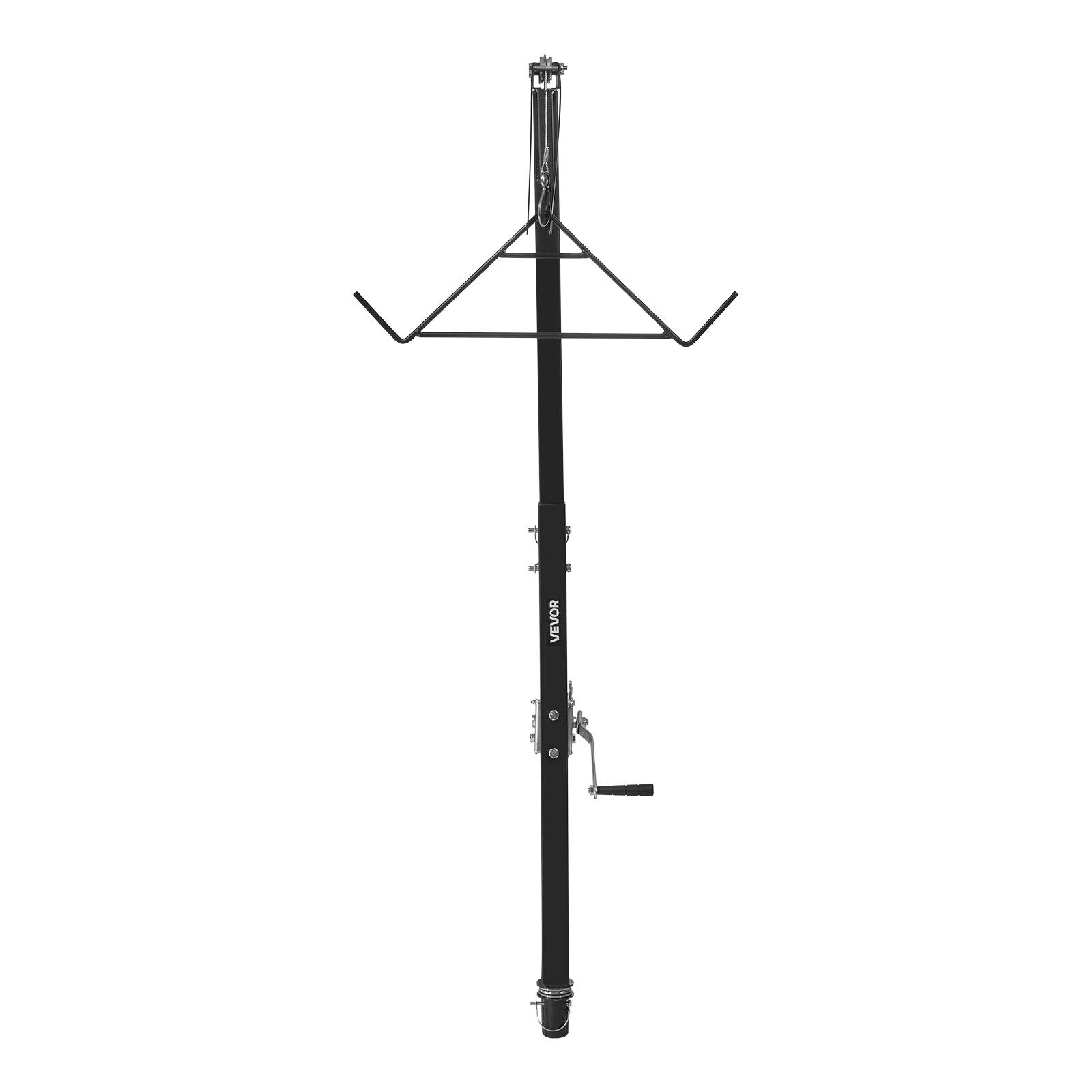 Truck Hitch Game Hoist, 300 Lbs Load Capacity, Hunting Deer Hoist With 2-inch Receiver, 360-Degree Swivel Shaft & Adjustable Height, Includes Gambrel Winch For Skinning & Cleaning Game