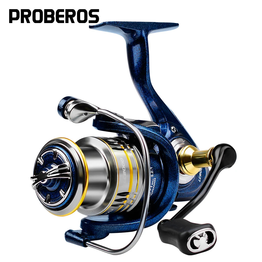 Metal Spinning Reel 5.2 Ratio Sea Fishing Boat Outdoor