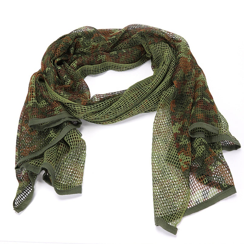 Tactical Camouflage Wrap for Outdoor Adventures - Oversized Cotton Design