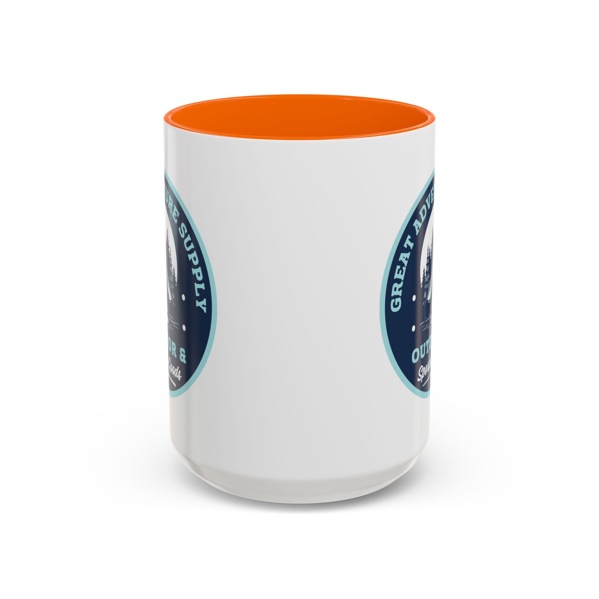 Outdoor Adventure Coffee Mug — Great Adventure Supply Campfire Design (11/15oz)