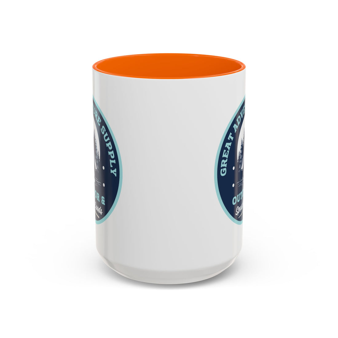 Outdoor Adventure Coffee Mug — Great Adventure Supply Campfire Design (11/15oz)