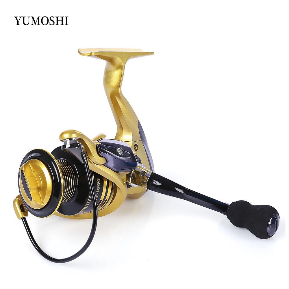 13+1BB Metal Spinning Reel Aluminum Spool Foldable Handle Fishing