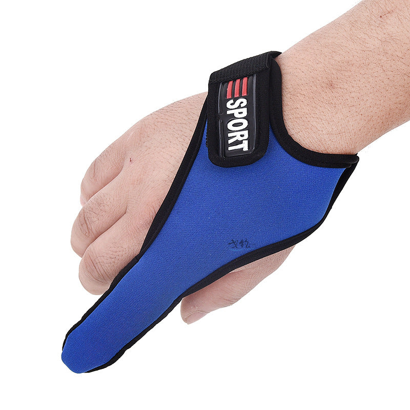 Breathable Fishing Single Finger Gloves Outdoor Sunscreen Control Line