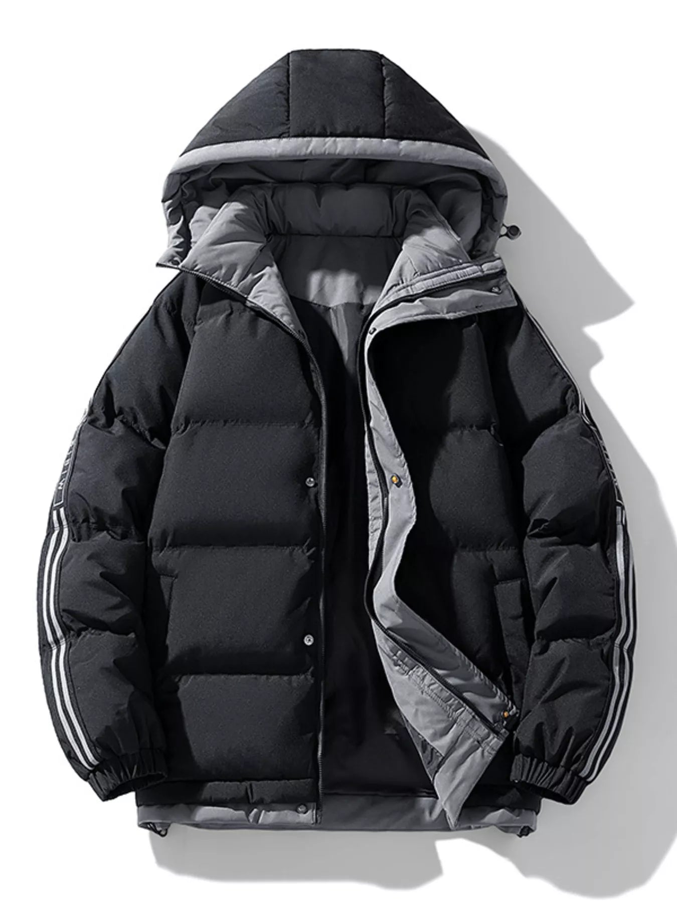 Men's Plus Size Hooded Padded Winter Coat