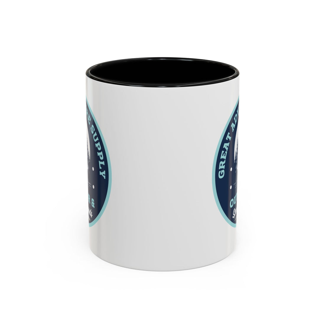 Outdoor Adventure Coffee Mug — Great Adventure Supply Campfire Design (11/15oz)