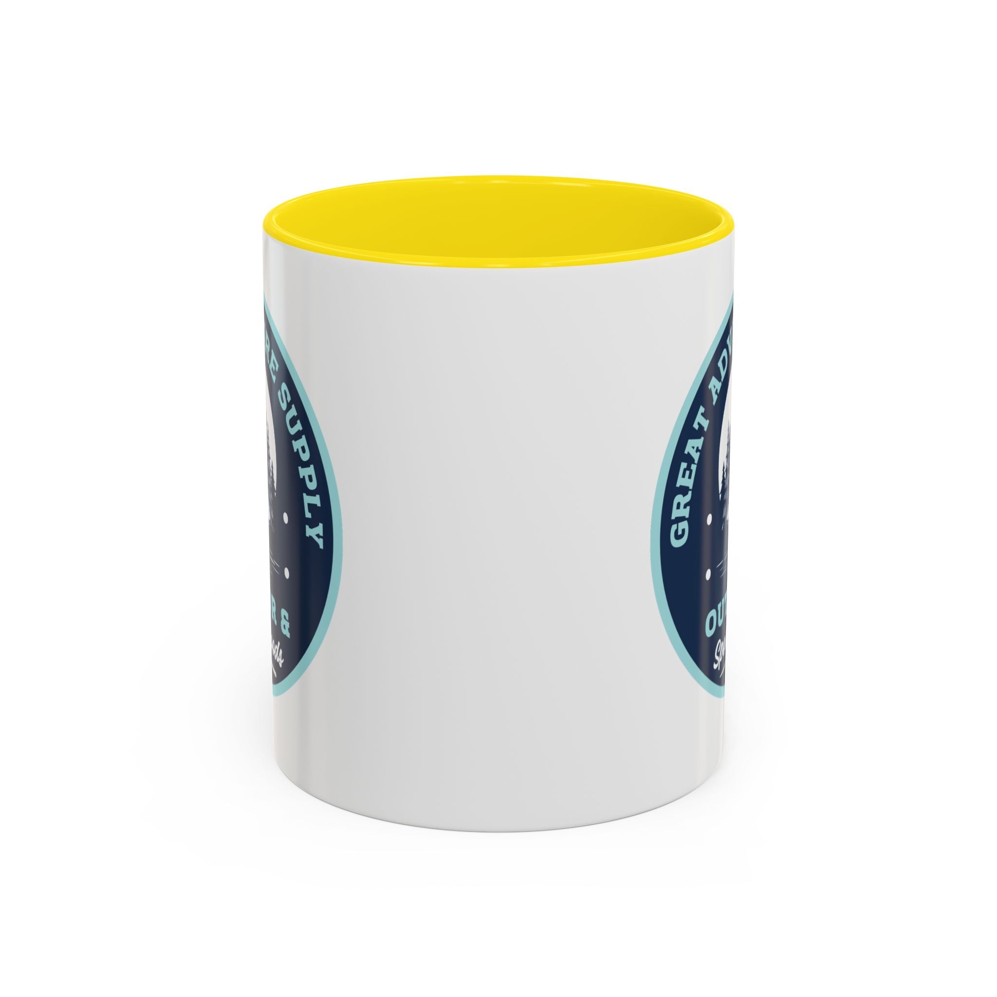 Outdoor Adventure Coffee Mug — Great Adventure Supply Campfire Design (11/15oz)