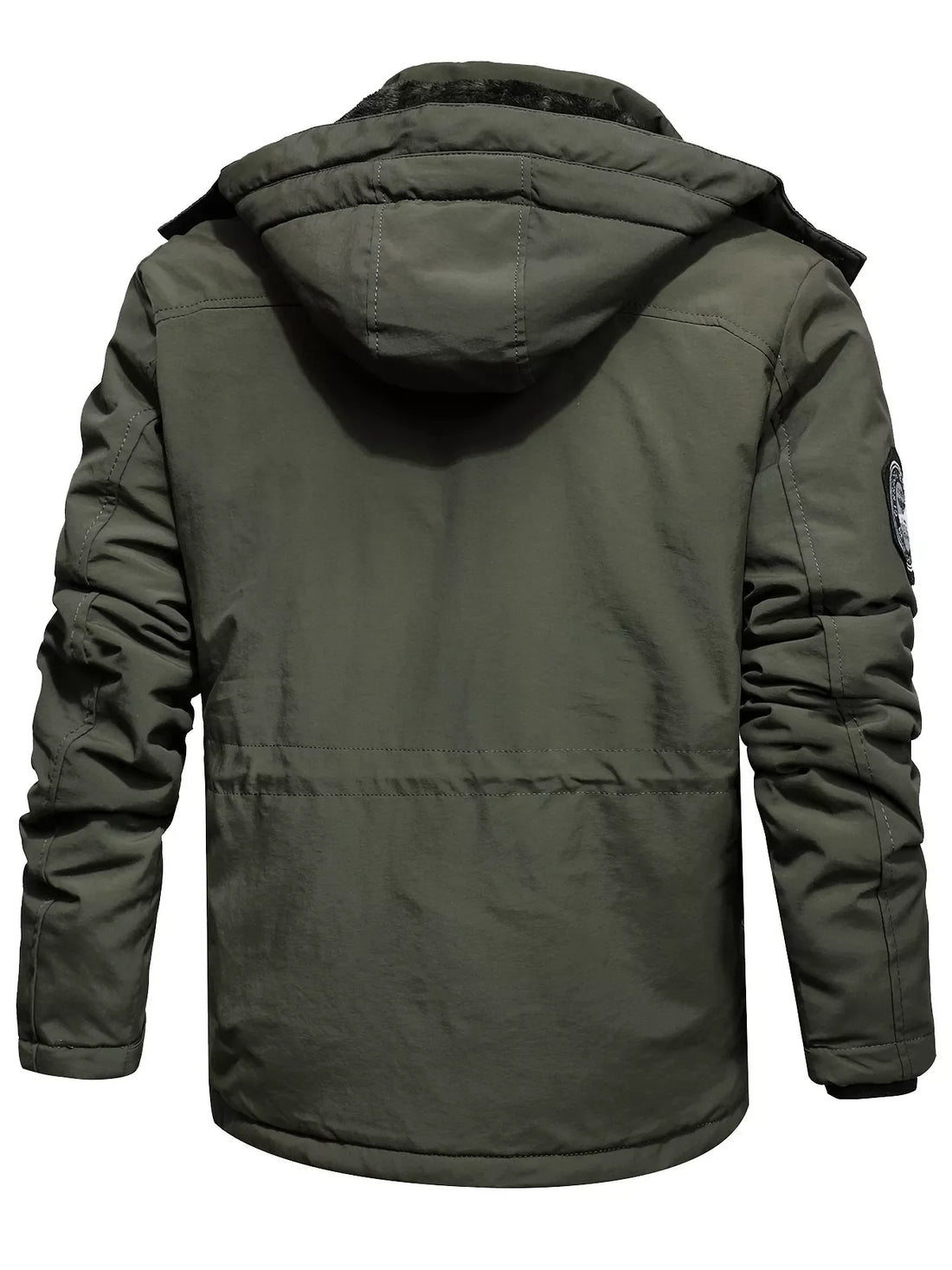 Men's Plus Size Winter Warm Hooded Padded Coat