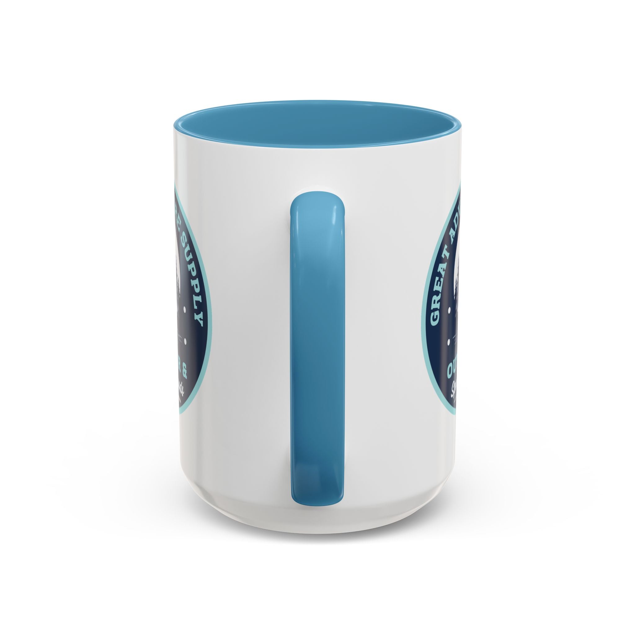 Outdoor Adventure Coffee Mug — Great Adventure Supply Campfire Design (11/15oz)