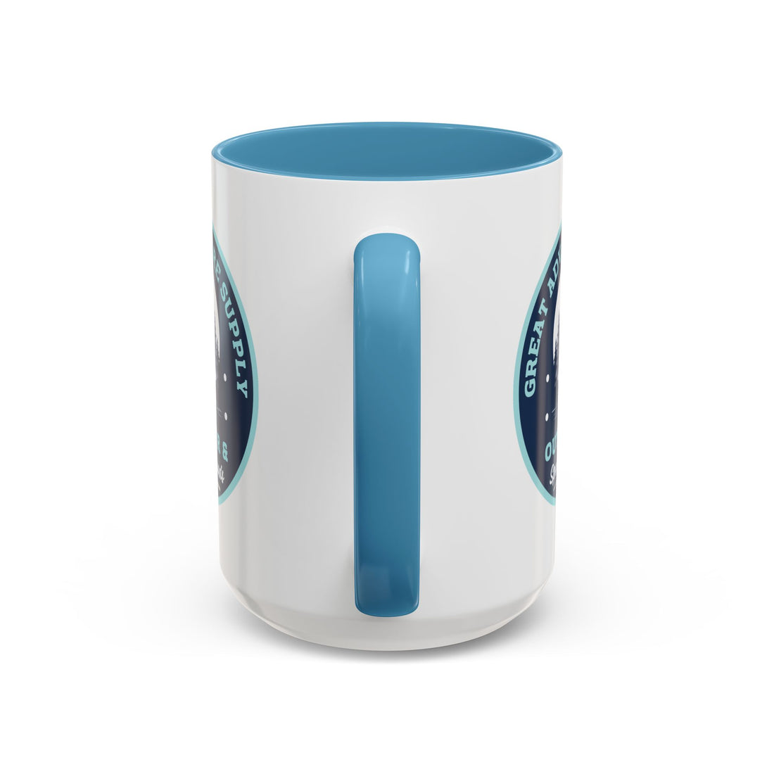 Outdoor Adventure Coffee Mug — Great Adventure Supply Campfire Design (11/15oz)