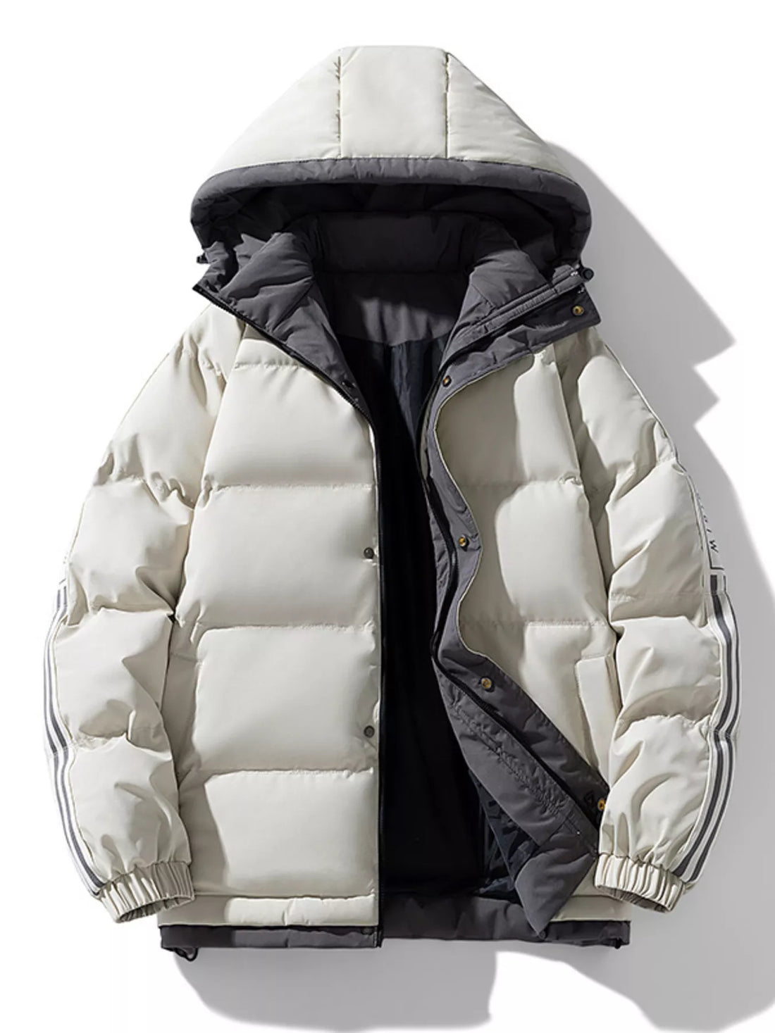 Men's Plus Size Hooded Padded Winter Coat