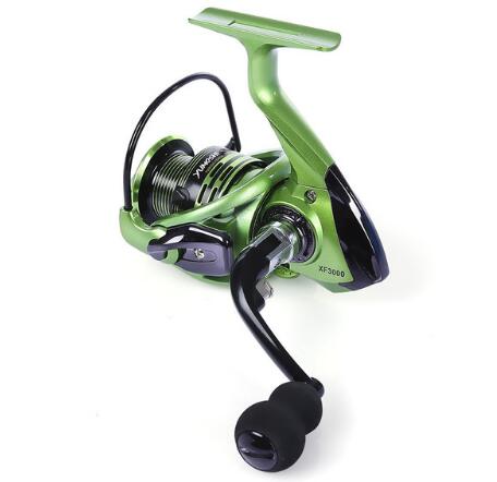13+1BB Metal Spinning Reel Aluminum Spool Foldable Handle Fishing