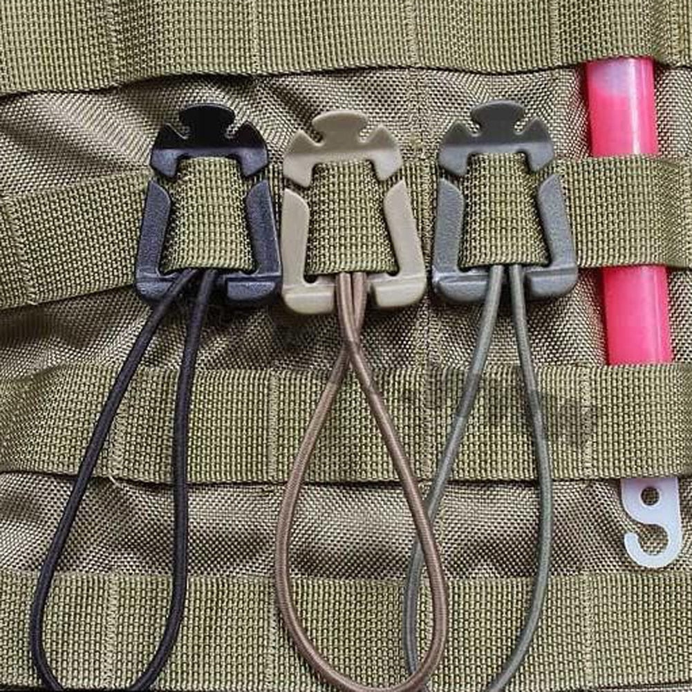 Molle Backpack Carabiner Clips Nylon Outdoor Camping Gear Hook