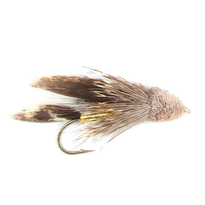 Muddler Minnow Streamer Fishing Fly - 12 Flies Hook Size 8