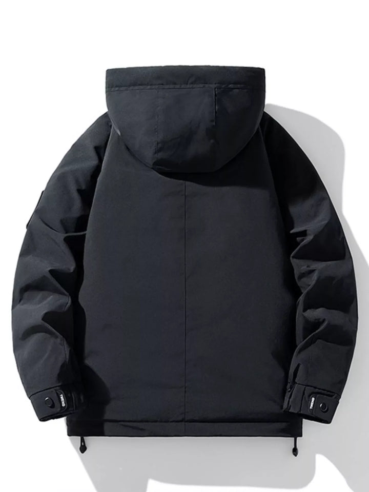 Men's Plus Size Hooded Winter Padded Jacket