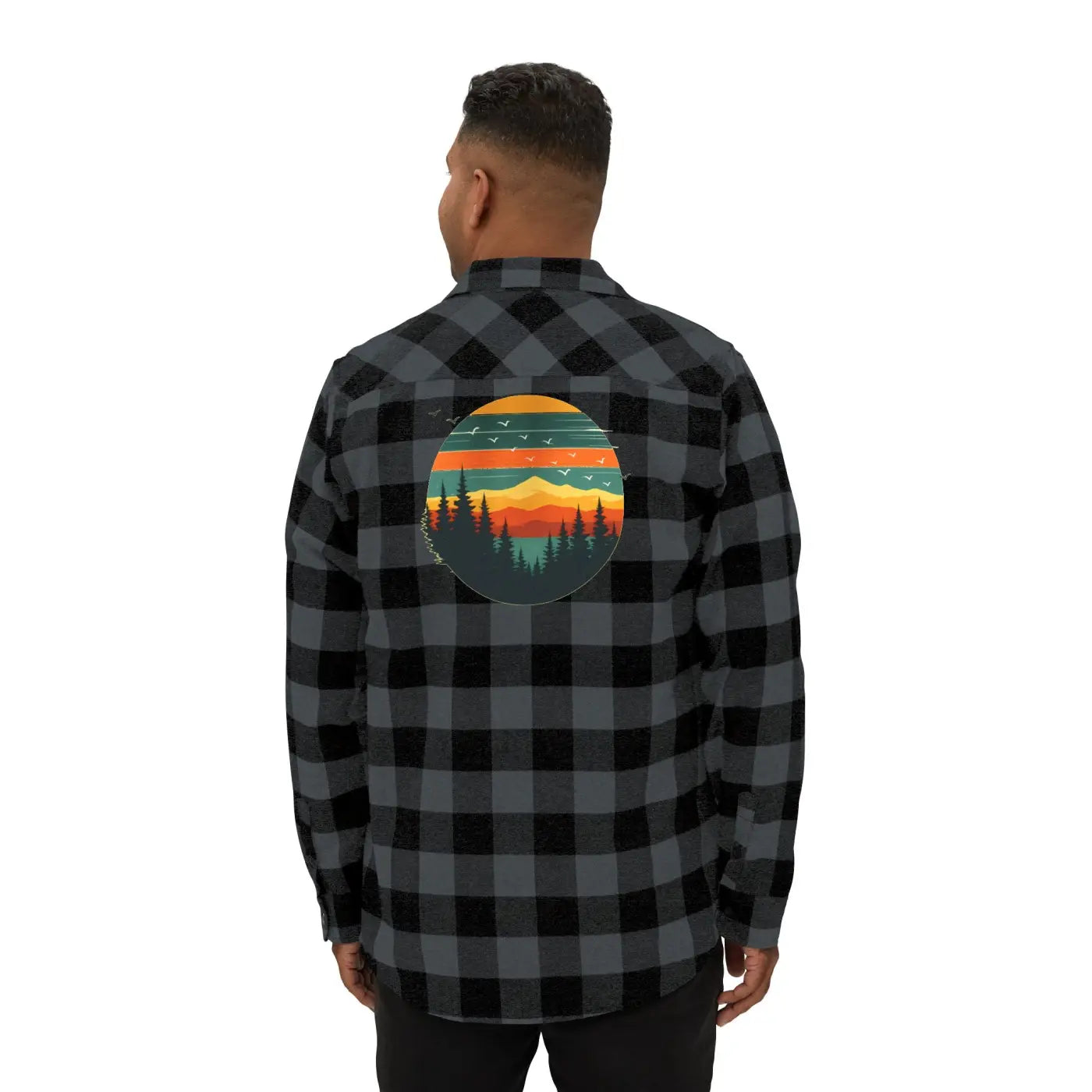 Forest Green Unisex Flannel - Brushed Cotton - DipaliZ