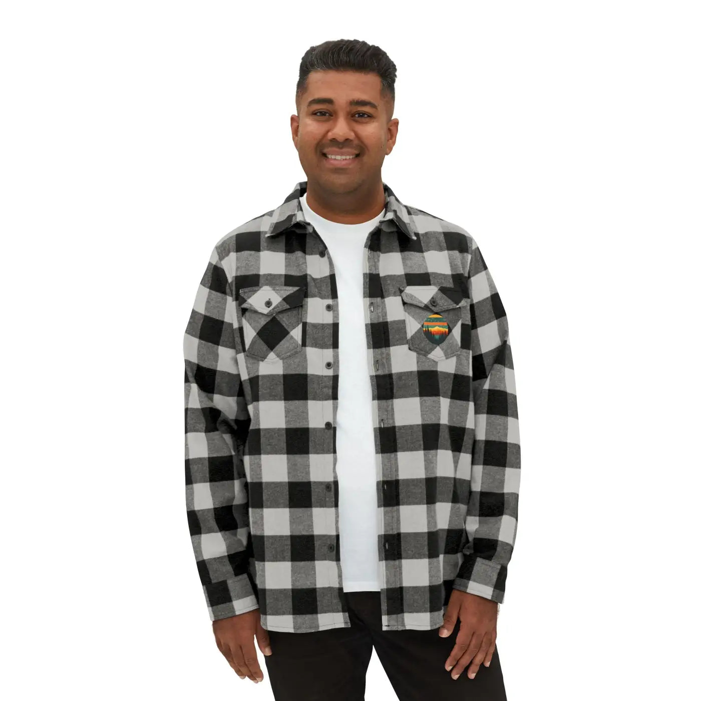 Forest Green Unisex Flannel - Brushed Cotton - DipaliZ