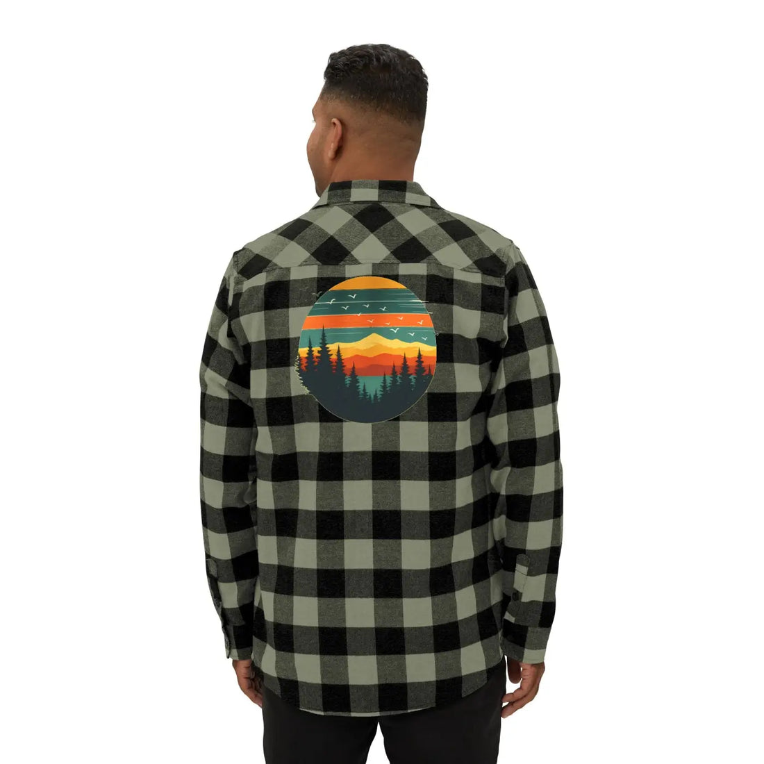 Forest Green Unisex Flannel - Brushed Cotton - DipaliZ